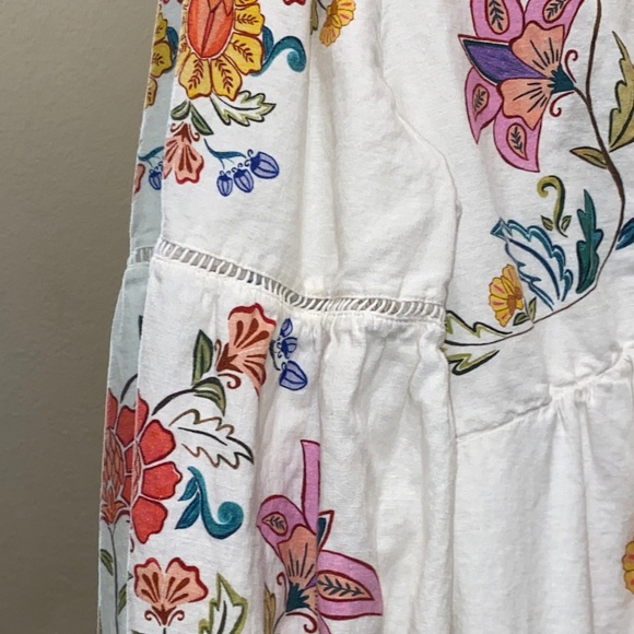 Farm Rio Floral Insects Mini Dress Size L - Picture 8 of 12